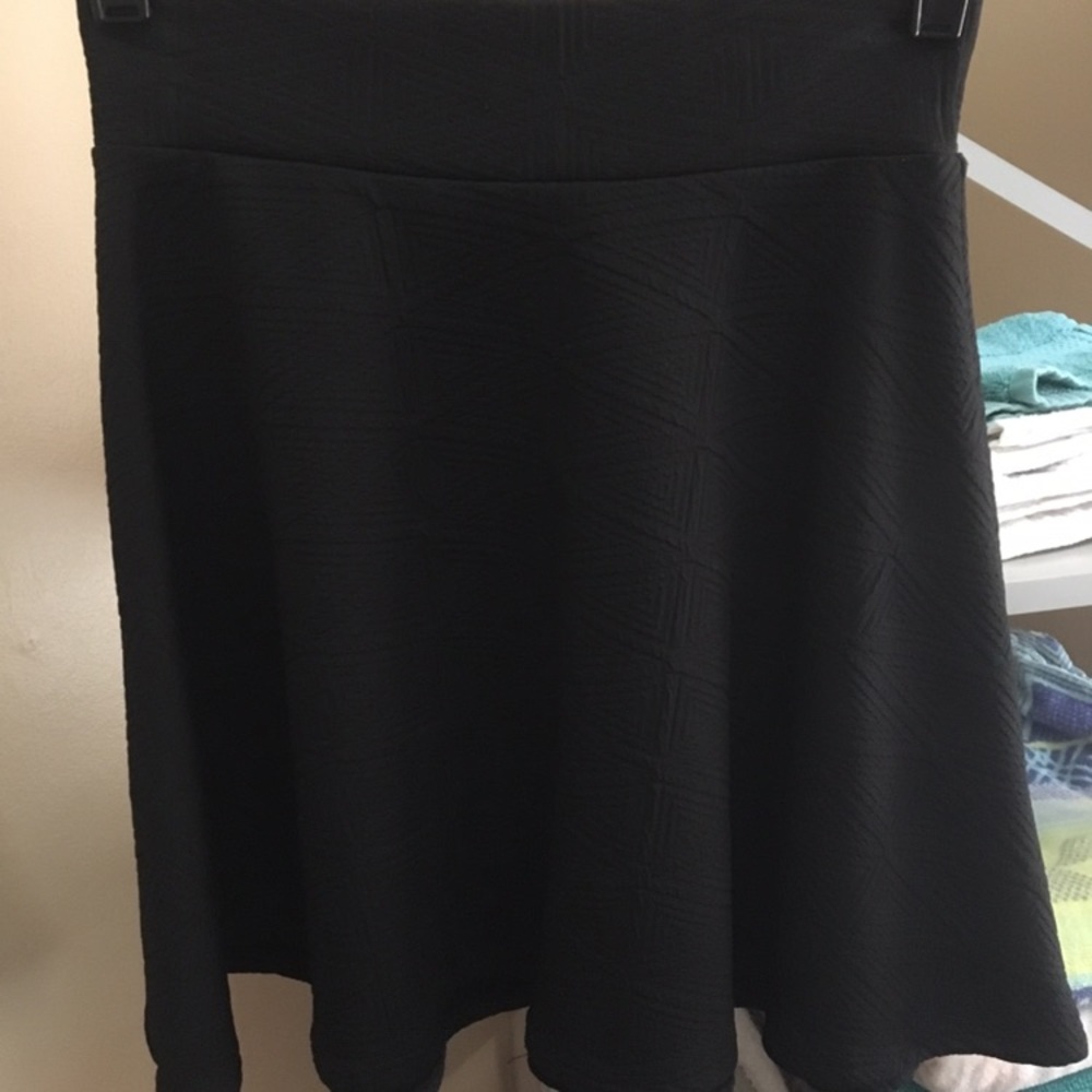 XS High Waisted Black Skirt